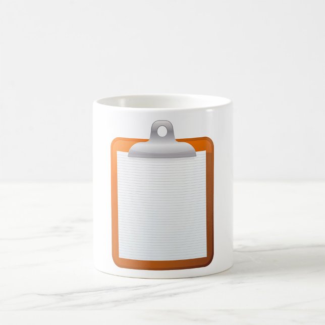 Taza De Café Papel En El Portapapeles (Subido por el creador)