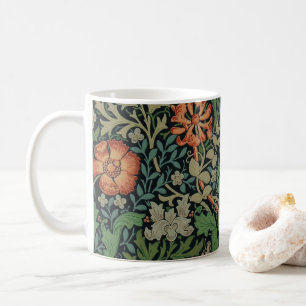 Taza De Café Papel pintado clásico William Morris Compton