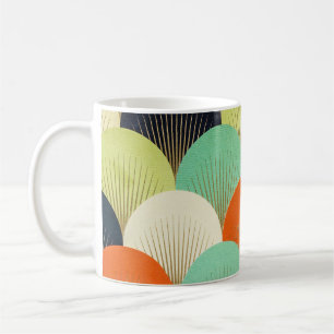 Taza De Café Papel pintado colorido: diseño artístico.
