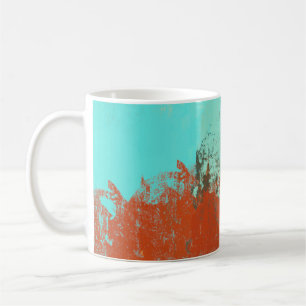 Taza De Café Papel pintado de arte. Mezcla de lienzo digital. i