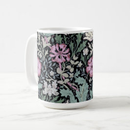 Taza De Café Papel pintado victoriano botánico de amapola de Wi