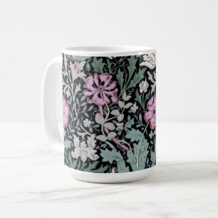 Taza De Café Papel pintado victoriano botánico de amapola de Wi