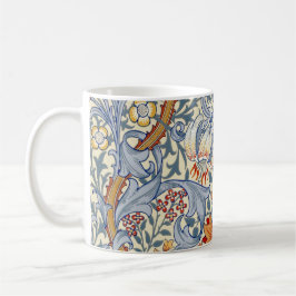 Taza De Café Papel pintado victoriano Gold Lily de William Morr