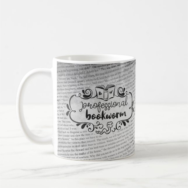 Taza De Café Papel profesional del ratón de biblioteca (Izquierda)