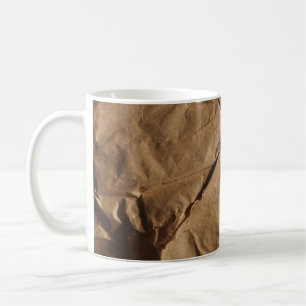 Taza De Café Papel reciclado: Textura ecológica.