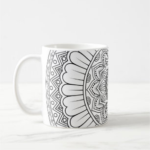 Taza De Café Papel tapiz de rosette mandala
