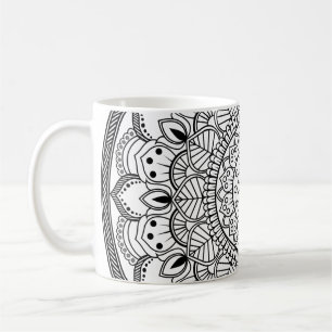 Taza De Café Papel tapiz de rosette mandala