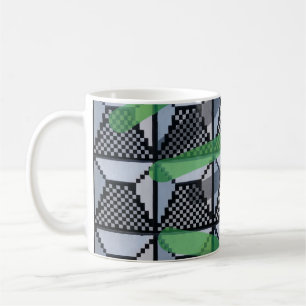 Taza De Café Papel tapiz negro, verde y negro