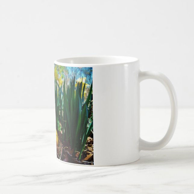 Taza De Café Papeles amarillos y huevo de Pascua Amarillo (Derecha)