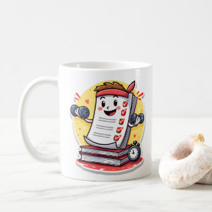 Taza De Café Papeles de graduación es mi regalo cardio para pro