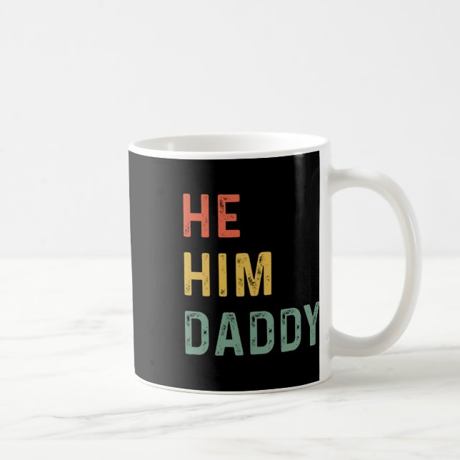 Taza De Café Papi Amante Valentín Cita Diversión Lo Hizo Papi 3 (Derecha)