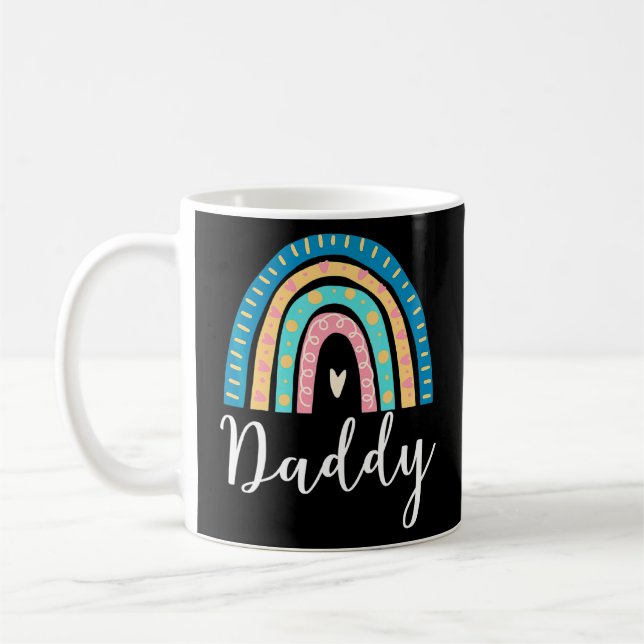 Taza De Café Papi Arcoiris Para Hombres Familia Matando A Birth (Izquierda)