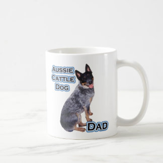Taza De Café Papi de perro de ganado australiano 4