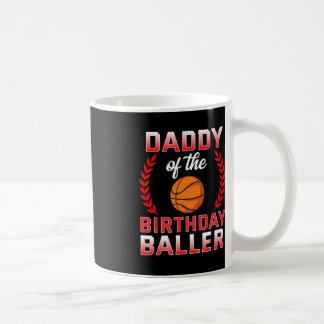 Taza De Café Papi Del Festín De Cumpleaños Del Niño De Balonces
