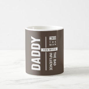 Taza De Café Papi El Hombre La Mala Influencia Que El Padre Reg