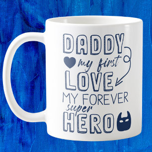 Taza De Café Papi mi primer superhéroe de amor