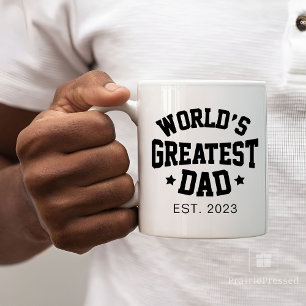 Taza De Café Papi Padre más grande del Día del Padre Moderno
