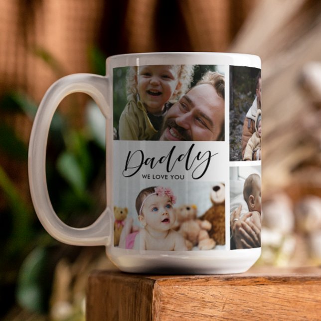 Taza De Café Papi te queremos Collage de fotos (Subido por el creador)
