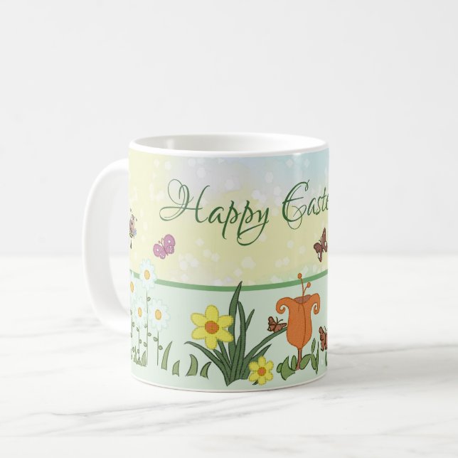 Taza De Café Papierfrühling Ostern  (Anverso izquierdo)