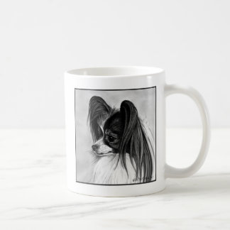 Taza De Café Papillon Art de Glenda S. Harlan