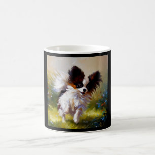 Taza De Café Papillon Dog