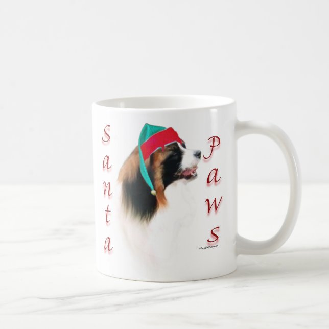 Taza De Café Papillon Santa Paws (Derecha)