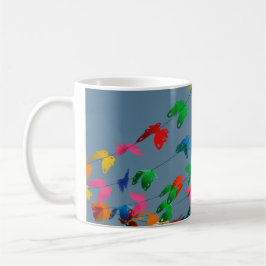 Taza De Café papillons multicolores
