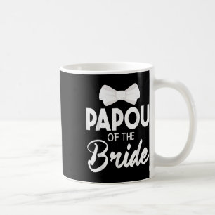 Taza De Café Papou De Bride Groom Feliz Boda Casado Con Hus