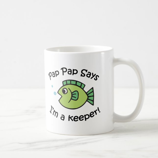 Taza De Café PapPap dice que soy encargado (Derecha)