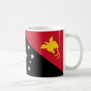 Taza De Café Papúa Nueva Guinea Bandera Café Cerámico