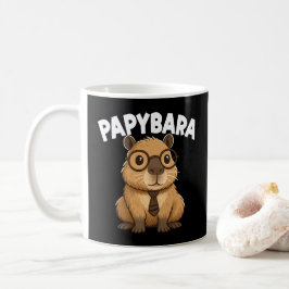 Taza De Café Papybara Funny Capybara Dad