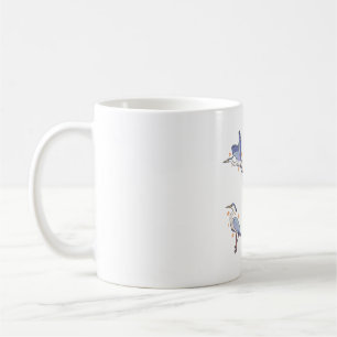 Taza De Café paquete de heron azul