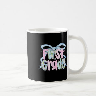 Taza De Café Paquete floral del primer día de primer grado para