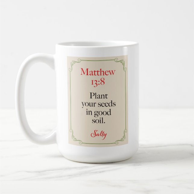 Taza De Café Paquete Semilla (Izquierda)