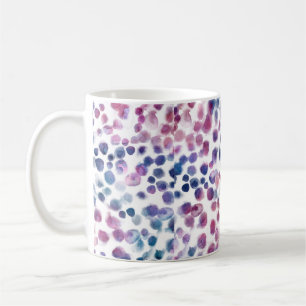 Taza De Café Paquetes de polka abstracta sin fisuras en color p