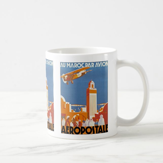 Taza De Café Par Avion de Maroc del Au (Derecha)