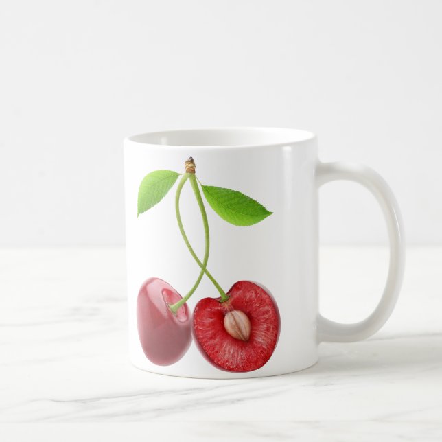 Taza De Café Par de cerezas dulces (Derecha)
