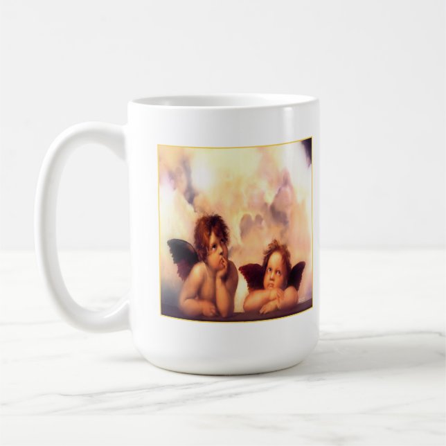 Taza De Café Par Putti de ángeles (Izquierda)