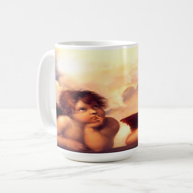 Taza De Café Par Putti de ángeles (Anverso izquierdo)