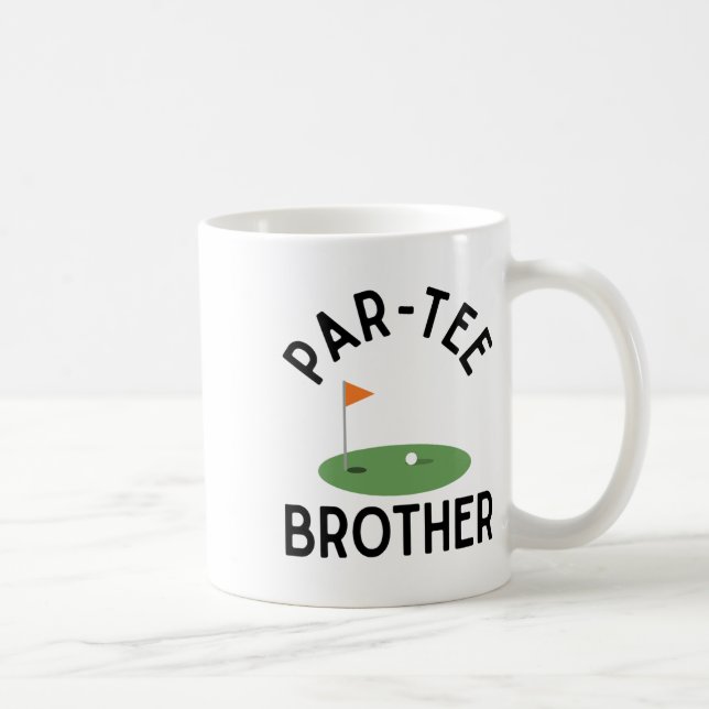 Taza De Café Par Tee Brother Funny Golf Birthday Party Family M (Derecha)
