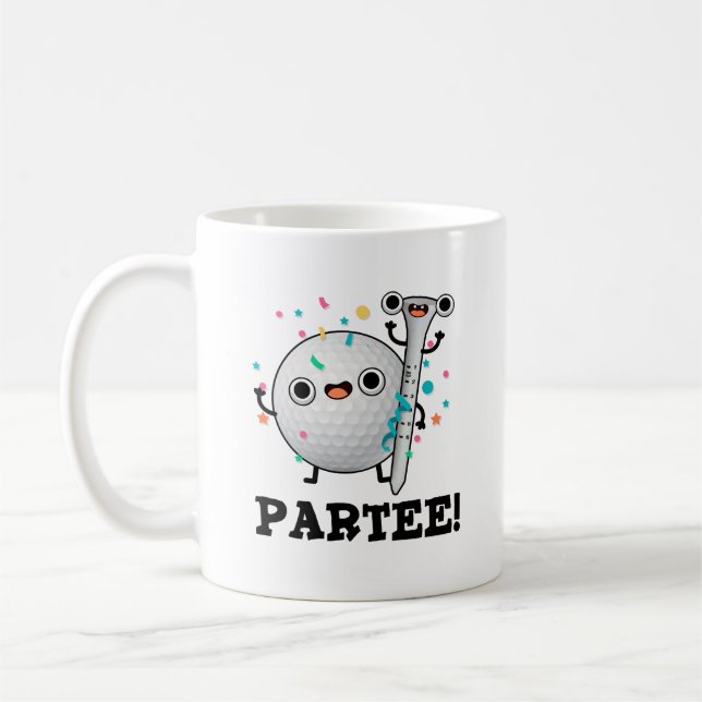 Taza De Café Par-Tee Funny Golf Pun (Izquierda)