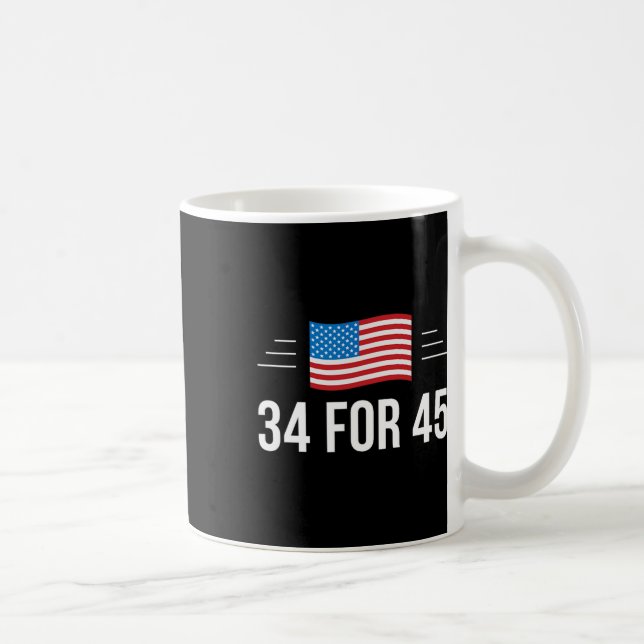 Taza De Café Para 45 - Trump (tiempos culpables): (Derecha)