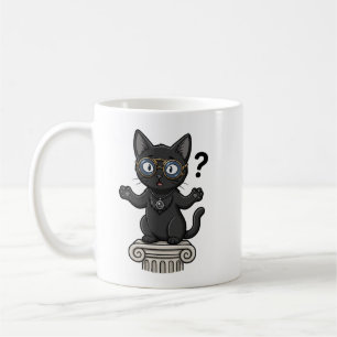 Taza de café para abogada gata de la justicia