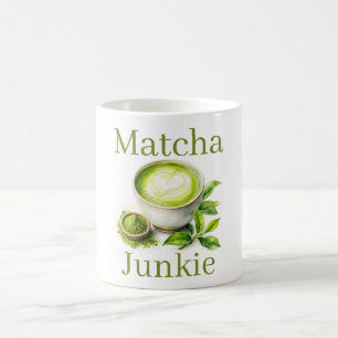 Taza de café para adicto al Matcha
