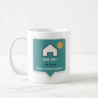 Taza de café para agentes inmobiliarios 'Oh Hola S