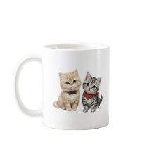 Taza de café para amantes de gatos lindos