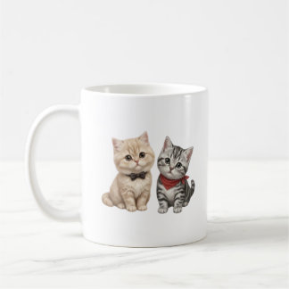 Taza de café para amantes de gatos lindos