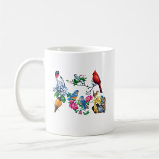 Taza de café para amantes de las aves