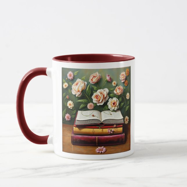 Taza de café para amantes de los libros (Izquierda)