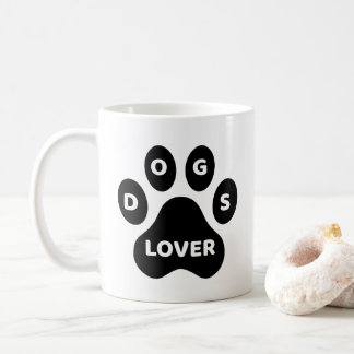 Taza de café para amantes de los perros